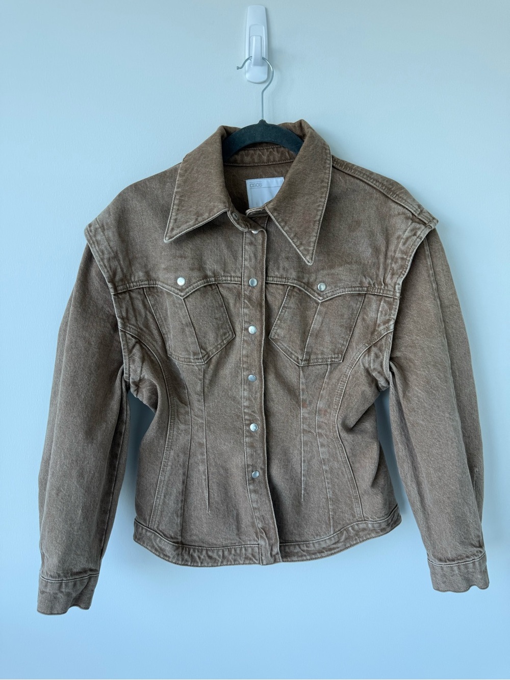ASOS hourglass Denim Jacket with Structured Waist